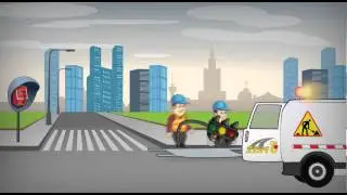 ZDM / Zarząd Dr&oacute;g Miejskich Warszawa - seria film&oacute;w animowanych