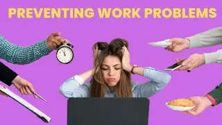 How can I anticipate problems at work and develop preventive measures?