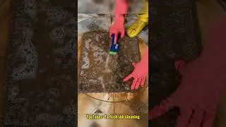Relaxing manual carpet brushing #carpetcleaning #satisfying #asmr