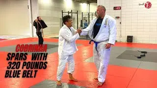 Cobrinha Spars with 320 IB Blue Belt  part 2 | Cobrinha BJJ