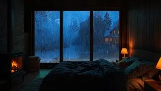 Rain Sounds and Soft Sleep Music for Calm Nights and Peaceful Bedroom Rest
