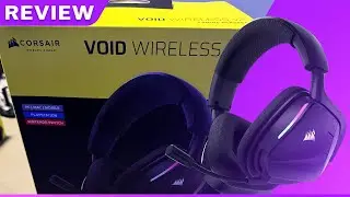 Corsair Void Wireless V2 Gaming Headset Unboxing + Review
