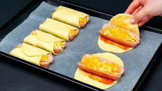 Dieses Rezept für Würstchen im Blätterteig sucht jeder! Einfach und lecker
