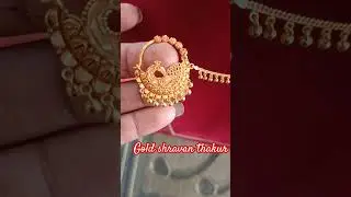 Gold Nathiya Designs #nathiya #jewellery