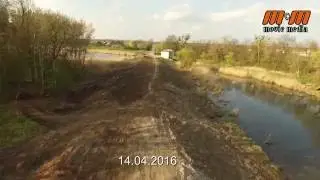 Baustelle Deichbau Gerwisch 2016
