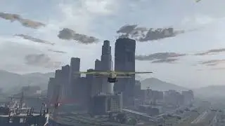 GTA 5 - Landing A Titan On Maze Bank