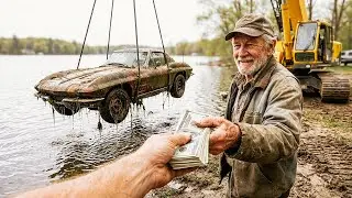 Sunken 1963 Chevrolet Corvette Pulled from a Lake — Full ASMR Restoration Journey