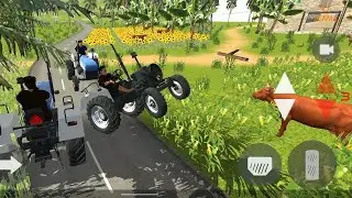 Indian Tractor Driving 3D - Tractor Stunts Men video ( By part -2) - HkGames