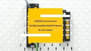 Configuring EtherNet/IP IO-Link Master in CODESYS Environment