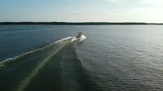 Boating across Clarks Hill Lake