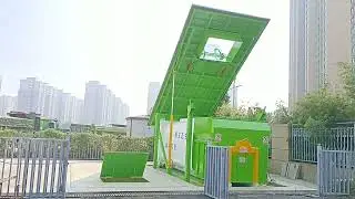RNKJ Garbage Compression Station Trash Recycling Environmental Machinery For Sale