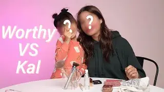 BLINDFOLDED MAKEUP CHALLENGE WITH WORTHY & Crumbl Cookie Review!