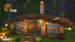 Minecraft | How to Build A Rustic Storage House | Tutorial