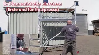 AC STEIGTECHNIK xPress PRO-M Rollger&uuml;st / Zimmerfahrger&uuml;st bis 3,85 m Arbeitsh&ouml;he - Aufbauvideo