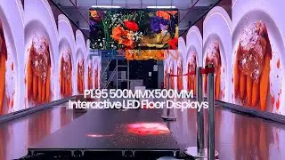 Interactive LED Floor Display Screens, P1.95 GOB High-end Smart Interactive Touch Digital Signage