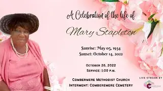 A Celebration of the life of Mary Stapleton