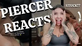 Pro Piercing Can't Believe These TERRIBLE TikTok Piercing Fails - Ep.7