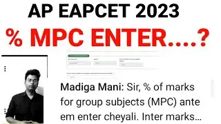 HOW TO CALCULATE INTER MPC PERCENTAGE|AP EAPCET 2023|#apeamcet2023 #eamcet2023 #apeapcet2023