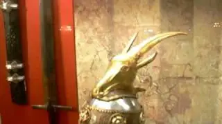 Skenderbeg's sword and helmet