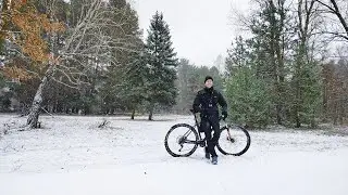 MTB ВЕЛОПОКАТУШКИ | Первый снег | POV GoPro | Велосипед MTB (Mountain bike)