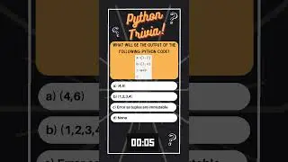 Python Trivia   Tuple 24 #coding #python #techcommunity #shorts #trending #viral #datascience