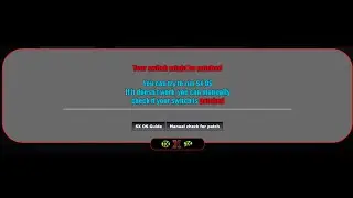 SX OS - Manually check Patch status