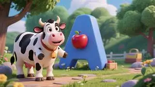 A for Apple &ndash; Cow&rsquo;s Adventure 🍎🐄 | ABC & Phonics Learning for Kids