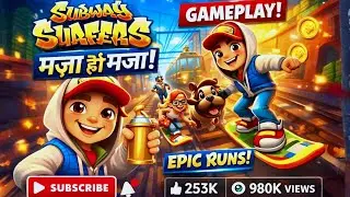 New Subway Surfers 🚇 GAMEPLAY 🎮🎯 #subwaysurfers #2025 
