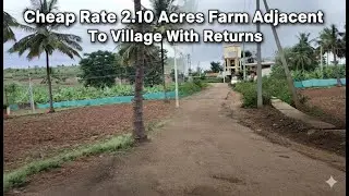 FARM with 2 Acres of Land for Sale at a CHEAP Rate Near Village