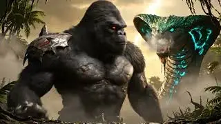 King Kong vs Titanoboa &ndash; The 60 Million Years Old Serpent Strikes Back | EPIC 3D Battle
