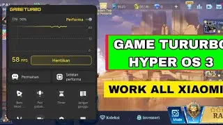 Cara pasang Game turbo hyper os 3 work all xiaomi