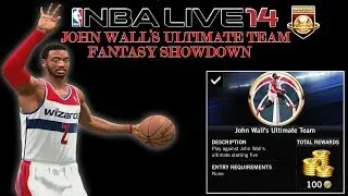 NBA Live 14 - (XB1) Ultimate Team - John Wall vs TicoisTocory Fantasy Showdown