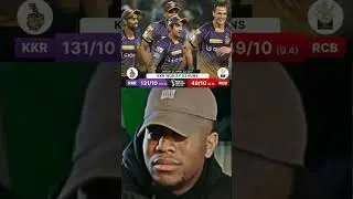 RCB...ALL...OUT 49 RUN 🤣#kolkata #reels #kkr #funny