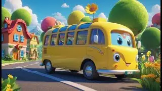 Wheels on the Bus Countryside Ride | English Nursery Rhyme | Kids Songs | Baby Music
