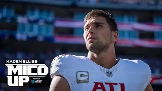 Kaden Elliss is mic'd up going against the New England Patriots