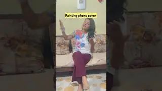 Paint phone cover #diy #art #painting #phonecase #cover #drawing #acrylic painting#texture #shorts