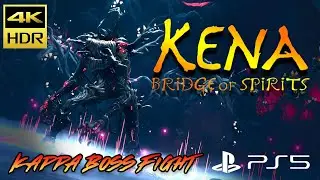 Kena Bridge Of Spirits PS5 Gameplay KAPPA BOSS FIGHT | 4K HDR 60FPS | PC RTX 3090
