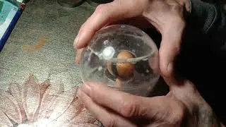 Эксперимент № 5. показывающий как ядро наклонило ось вращения планеты Земля относительно эклиптики.