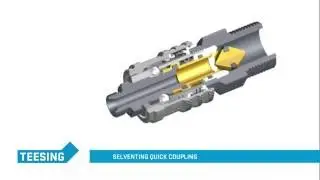 Selfventing quick coupling