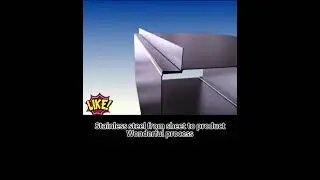 How to bend for sheet metal boxes processing.