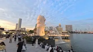 Merlion Park Singapore VR video 