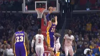 DeAndre Jordan & Timofey Mozgov Trade Dunks In LA | 01.14.17