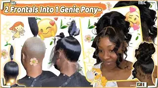 Sleek Double Frontals x Ponytail |&nbsp;HD Melted Lace + Bangs Look |&nbsp;#ULAHAIR Review