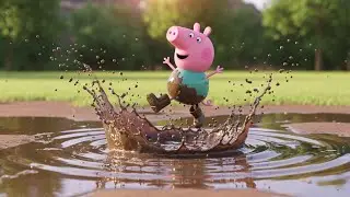 Peppa Pig&rsquo;s Biggest Puddle Jump | Kids Songs & Nursery Rhymes