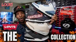 DID NIKE JUST CANCEL A PAIR FROM THE LEVI'S RELEASE IN HAND LOOK AT THE JORDAN 3 X LEVIS COLLECTION!
