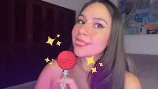 ASMR| Cuantas 👅 para llegar al centro de una Tutsi Pop 🍭| MOUTH SOUNDS