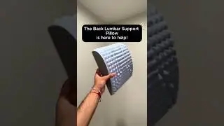 The Back Lumbar Support Pillow.  #fyp  #instagram #tiktok #backpain  #spinel  #health