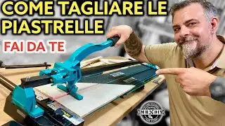 Come tagliare facilmente le piastrelle, fai da te. Metodo manuale. Con il tagliapiastrelle vevor 120