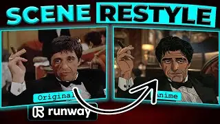 Restyling Movie Scenes With Runway (Real to Animated & Vice Versa)