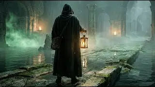 Dark Dungeon Ambience (1 Hour) | Haunted Catacombs Passage (POV)